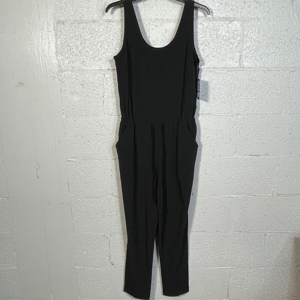 Columbia Women's Anytime Tank Top Jumpsuit, black large - Picture 5 of 9